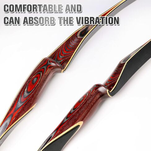 58" Laminated Recurve Bow,Amercian Hunting Bow Archery Bow 20-60lbs in Saudi Arabia