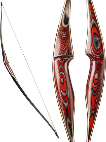 58" Laminated Recurve Bow,Amercian Hunting Bow Archery Bow 20-60lbs in Saudi Arabia