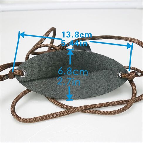 Shepherd Sling Handmade Leather Throwing Old-Fashioned Slingshot Rock Sling Dog Ball Launcher Ball Thrower Dog Tennis Ball Launcher in Saudi Arabia