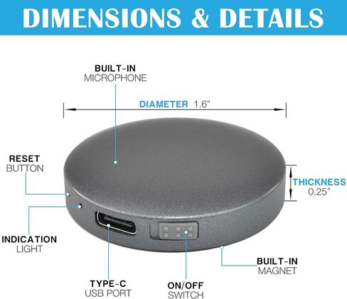 مسجل صوت سعة 128 جيجابايت بسعة 1600 ساعة، عمر بطارية 3 أيام، صوت فائق الوضوح، مسجل صوت رقمي محمول ومشغل MP3 جهاز تسجيل Grabadora de Voz in Kuwait
