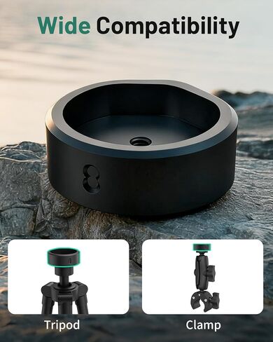 Starlink Mini Tripod محول تركيب 1/4 "-20 جبل الألومنيوم الخيوط لتركيب الأنابيب المسطحة والمشبك RV رحلة الطريق السفر استخدام in Saudi Arabia