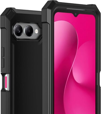 for T-Mobile Revvl 8 5G Phone Case with Screen Protector,Revvl8 Case Front Soft Bumper PC Hard Back Full Body Protection,Rugged Military Grade Shockproof Corner Cover for Tmobile Revvl 8 Blue in Saudi Arabia