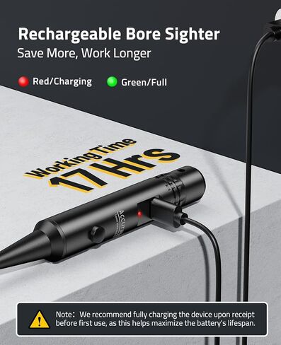 CVLIFE Rechargeable Green/Red Laser Bore Sight Kit with 64 Caliber Adapters for .17 to 12GA, Magnetic Scope Leveling Tool & Scope Level in Saudi Arabia