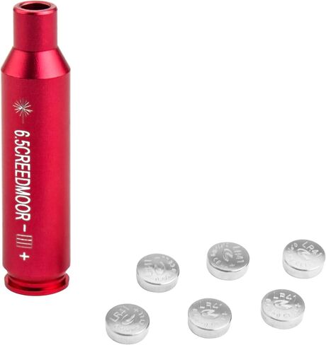 جهاز رؤية ليزر أحمر من Gotical متوافق مع خرطوشة Creedmoor 6.5، بطارية حمراء مؤكسدة من Boresighter متضمنة خرطوشة رؤية in Saudi Arabia