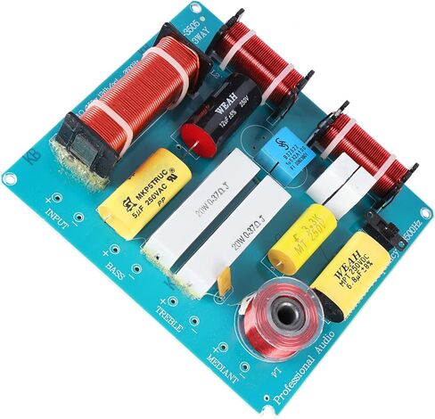Srliya 3 Way Speaker Crossover Filter Audio Frequency Divider 300W for DIY KTV Stage Speaker in Saudi Arabia