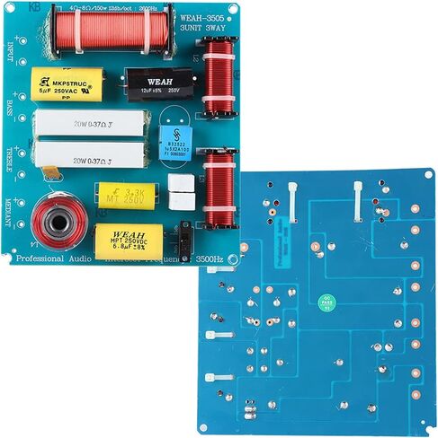 Srliya 3 Way Speaker Crossover Filter Audio Frequency Divider 300W for DIY KTV Stage Speaker in Saudi Arabia