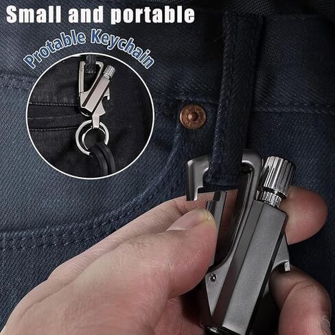 Permanent Match Infinity Lighter, Keychain Lighter with Multitool Keychain Bottle Opener in Saudi Arabia
