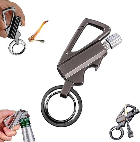 Permanent Match Infinity Lighter, Keychain Lighter with Multitool Keychain Bottle Opener in Saudi Arabia