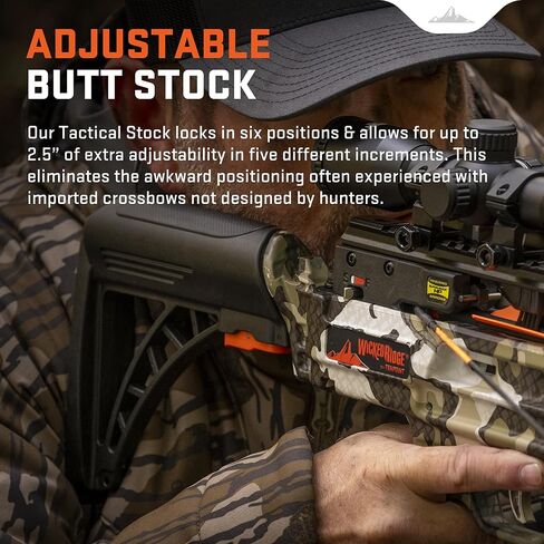 Wicked Ridge by TenPoint Warrior 400, Peak XT - 400 FPS - Uncompromising Performance Under $500 - Includes Pro-View 400 Lighted Scope, Rope Cocker & Three Match 400 Arrows in Saudi Arabia