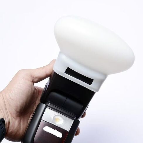 قبة نشر قابلة للطي من السيليكون، كرة خفيفة ناعمة من أجل Godox V480 TT520 TT685 V850 V860، AD200 YN560 YN565 YN568 YN590 YN685 YN730 YN600EX TT560II فلاش رأس مستطيل in Kuwait