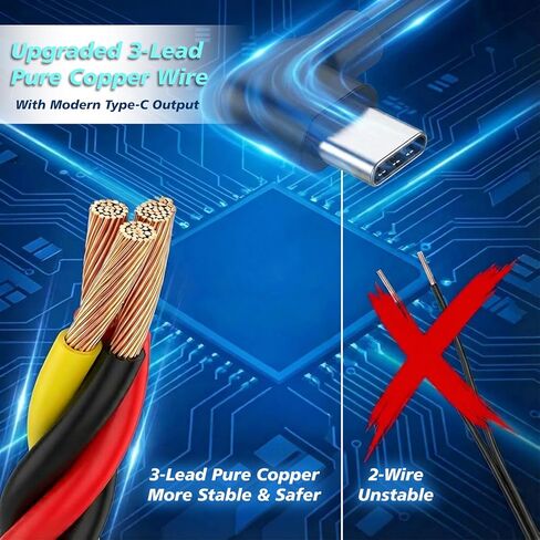 مجموعة أسلاك صلبة USB-C لكاميرا داش كام مع كشف ACC، حماية من الجهد المنخفض قابلة للتعديل بأربعة مستويات ومقياس فولتميتر LED تلقائي، كابل طاقة ثلاثي الرصاص لوضع ركن كاميرا داش والتسجيل المستمر in Saudi Arabia