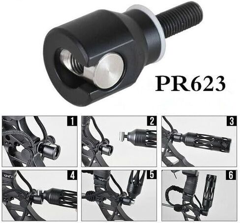 Archery Bow Quick Disconnect Stabilizer Bar Metal Mount Compound Recurve Bow in Kuwait