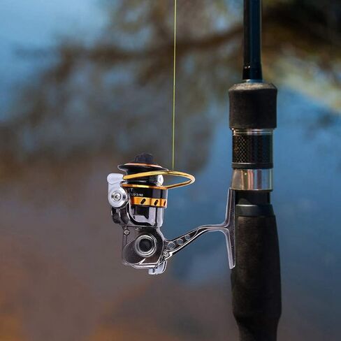 XF150 All Metal No Interval Mini Rocker Arm Spinning Wheel Ice Fishing Reel Accessory Tool Durable Smooth Operation for Ice Fishing Enthusiasts Gold Silver Color Options in Saudi Arabia