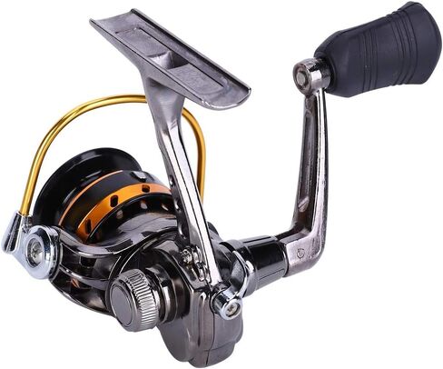 XF150 All Metal No Interval Mini Rocker Arm Spinning Wheel Ice Fishing Reel Accessory Tool Durable Smooth Operation for Ice Fishing Enthusiasts Gold Silver Color Options in Saudi Arabia