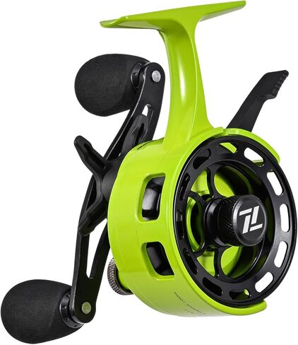 Ice Fishing Reel 3+1 Ball Bearings 3.2:1 Gear Ratio Ice Fishing Reel Smooth Braking System Aluminum Alloy Front FishingRock in Saudi Arabia