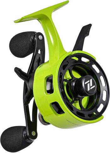 Ice Fishing Reel 3+1 Ball Bearings 3.2:1 Gear Ratio Ice Fishing Reel Smooth Braking System Aluminum Alloy Front FishingRock in Saudi Arabia