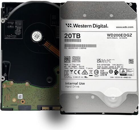 Western Digital WD Ultrastar 20TB Internal Hard Drive WD200EDGZ 3.5 Inch HDD SATA 6Gb/s 7200RPM 512MB Cache (Refurbished) in Saudi Arabia