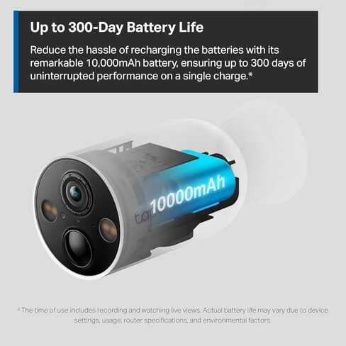 Tapo MagCam 2K+ - 2026 Wirecutter أفضل كاميرا أمان خارجية واختيار محرري PCMag، طاقة البطارية اللاسلكية، التركيب المغناطيسي، اكتشاف الشخص/المركبة (متجدد) in Saudi Arabia