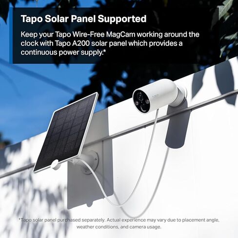 Tapo MagCam 2K+ - 2026 Wirecutter أفضل كاميرا أمان خارجية واختيار محرري PCMag، طاقة البطارية اللاسلكية، التركيب المغناطيسي، اكتشاف الشخص/المركبة (متجدد) in Saudi Arabia