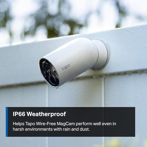 Tapo MagCam 2K+ - 2026 Wirecutter أفضل كاميرا أمان خارجية واختيار محرري PCMag، طاقة البطارية اللاسلكية، التركيب المغناطيسي، اكتشاف الشخص/المركبة (متجدد) in Kuwait