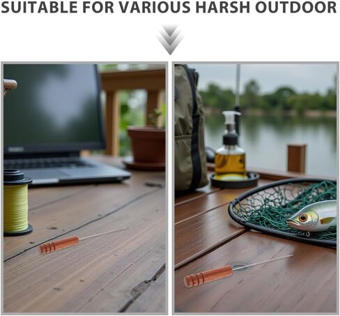2 Pcs Bait Threader Fishing Tool: Fishing Bait Needle - Baiting Rig Splicing Tool with Grip - Saltwater Freshwater Carp Equipment in Saudi Arabia