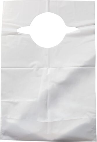 Adult Plastic Disposable Crumb Catcher Bibs in Kuwait