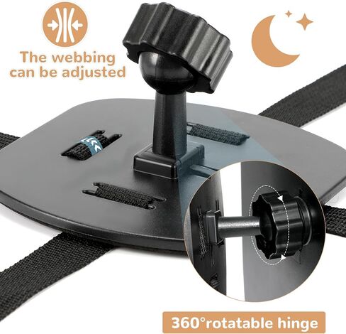 LED Baby Car Mirror With Light for Day and Night Driving, Safety Car Seat Mirror for Rear Facing with Wide Crystal Clear View, Shatterproof, 360° Rotation, Crash Tested and Certified in Kuwait