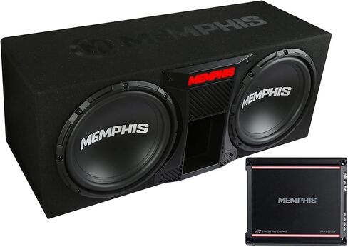 Memphis SRXE12DP Dual 12" SRX Vented Bass Package with SRX600.1V Amplifier in Saudi Arabia