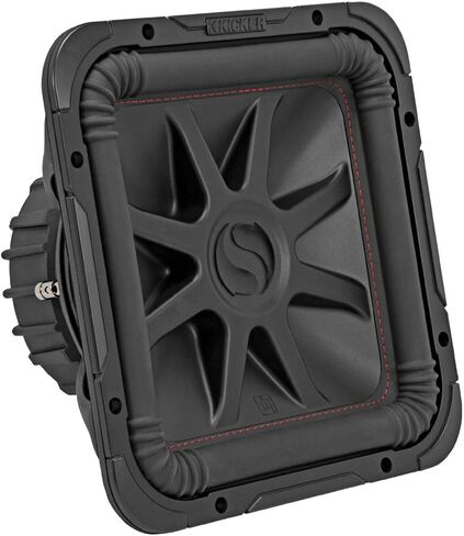 مضخم صوت Kicker 45L7R124 مقاس 12 بوصة بقدرة 1200 وات L7R Solo-Baric L7R124+صندوق مزود بفتحات تهوية in Kuwait