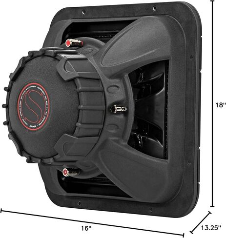 مضخم صوت Kicker 45L7R124 مقاس 12 بوصة بقدرة 1200 وات L7R Solo-Baric L7R124+صندوق مزود بفتحات تهوية in Kuwait