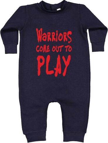 Warriors Come Out to Play Infant Fleece Rompers, Warm, Adorable in Saudi Arabia