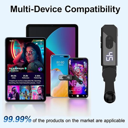 Wriless Auto Clicker for iPhone Android Phone Tapper for Tiktok Built-in Battery Screen Auto Tapper for Tiktok Live,Game,Likes & Reward Tasks Rechargeable in Kuwait