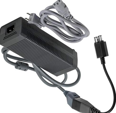 كابل طاقة متوافق مع وحدة التحكم Xbox 360 Slim إلى كابل محول الطاقة Xbox 360 Slim - إعادة استخدام طاقة Xbox360 القديمة (25 سم) in Kuwait