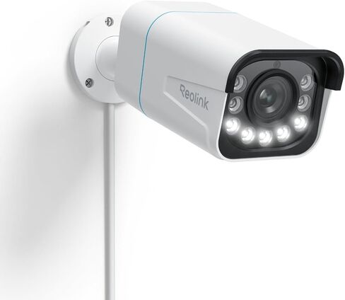 نظام كاميرا الأمان REOLINK PoE، كاميرات خارجية 4X 8 ميجابكسل RLC-811A مع حزمة تكبير بصري 5X 1x RLN8-410 (قرص صلب سعة 2 تيرابايت) in Saudi Arabia