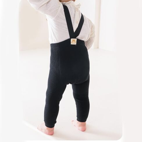 Baby Knitted Pants Suspenders Leggings for Spring Autumn Breathable Tights Stockings for Toddler High Waist Pantyhose Easy We in Saudi Arabia