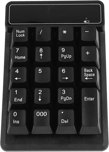 19 Keys Wireless Numeric Keypad, Suspension Keys Comfortable Touch Feeling, with Thousands Key for Touch Typing in Saudi Arabia