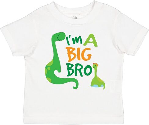 تي شيرت Inktastic I'm a Big Bro Dinosaur Boys Brother إعلان للأطفال الصغار in Kuwait