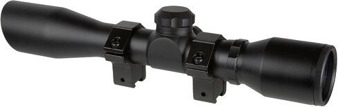 TRUGLO 4 × 32 مم مدمج للصيد التكتيكي، متين مقاوم للماء ومضاد للضباب ومقاوم للخدش، أنبوب من الألومنيوم مزدوج شبكاني مع حامل على طراز ويفر 3/8 وأغطية عدسات متضمنة، أسود in Saudi Arabia