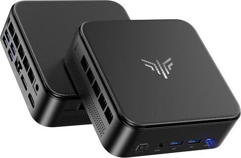 KAMRUI Hyper H1 Mini Gaming PC, AMD Ryzen 7 6800H, 32GB DDR5 4800MHz 1TB M.2 NVMe PCIe3.0x4 SSD Mini PC(8C/16T,up to 4.7GHz), 16MB L3 Smart Cache, Triple 4K Display/WiFi6/BT5.2/Mini Desktop Computers in Kuwait