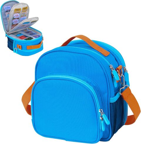 Hautton Travel Case Compatible with YOTO Mini, Carrying Case Portable Storage Bag for Audio Music Player, Headphones, Audio Cards and Accessories, Gift for Kids -Purple in Kuwait