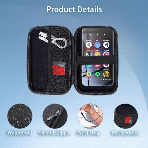 Carrying Case for Innioasis G5 with 2 Pack Soft Screen Protectors - Hard Shell Protective Carrying Case, Portable Travel Storage Bag with Carabiner | Anti-scrathes&Shockproof in Saudi Arabia