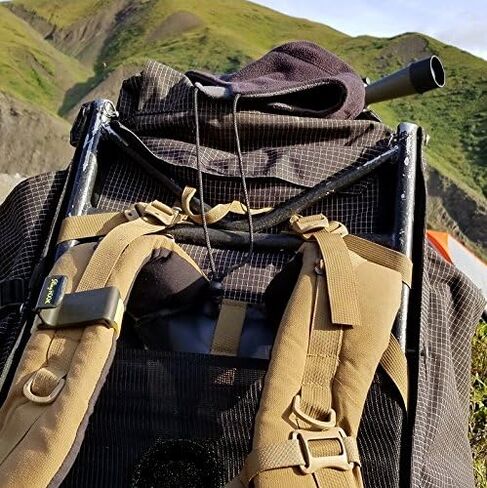 SlingHook Universal slingclip لأشرطة الكتف على الظهر، يناسب أي حزمة، يناسب أي حبال، المشي لمسافات طويلة بدون استخدام اليدين، تركيب سريع بسيط، مزدوج كدعم حبال تكتيكي in Saudi Arabia
