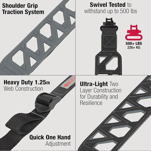 New Ruger Vertex Sling w/Swivels, 500lbs., Black in Kuwait