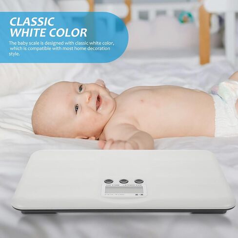 TIDTALEO Electronic Scale Digital Display Weight Scale for Babies and Pets High Precision Health Without Battery Suitable for Home and Travel Use in Saudi Arabia