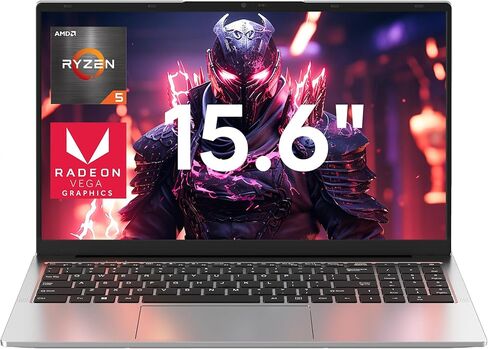 jumper 2025 Gaming Laptop, AMD Ryzen 5 7430U(Up to 4.3GHz), 16GB DDR4 1TB NVME SSD, 15.6" FHD IPS Screen, 62.7Wh Battery, Windows 11, GPU, USB3.2, 4 Stereo Speakers, 2 Memory Slots. in Saudi Arabia