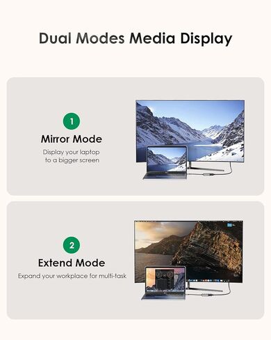محول USB-C إلى VGA 1080P، رمادي فلكي in Saudi Arabia