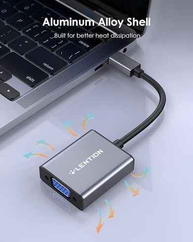 محول USB-C إلى VGA 1080P، رمادي فلكي in Saudi Arabia