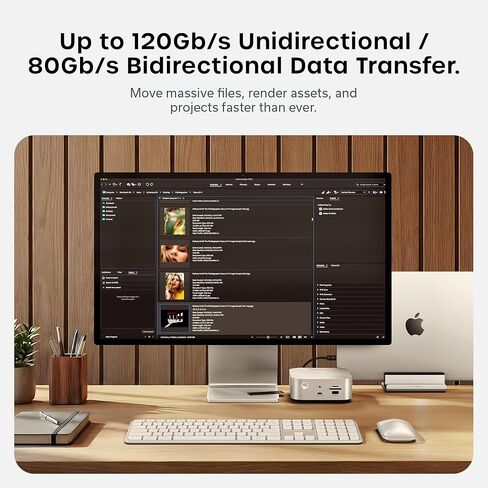 كابل Thunderbolt 5 معتمد من Satechi، 240 وات PD، بيانات 120 جيجابت/ثانية، مزدوج 8K@60 هرتز، ثلاثي 4K@144 هرتز، Thunderbolt 5/4/3، كابل USB-C متوافق مع iPhone 17، MacBook Air/Pro، أجهزة الكمبيوتر المحمولة in Saudi Arabia