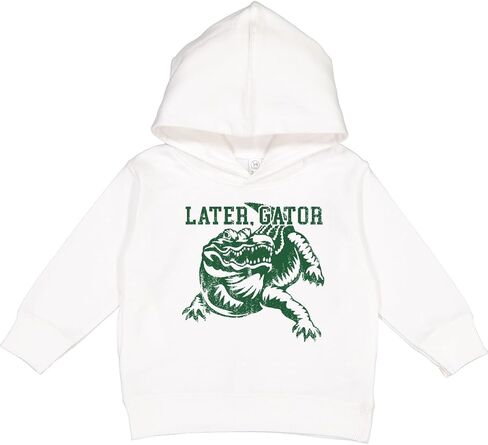 Inktastic لاحقًا، سترة بغطاء للرأس للأطفال الصغار من Gator in Kuwait