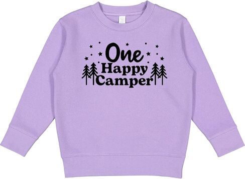 inktastic 1 Happy Camper Toddler Sweatshirt in Saudi Arabia